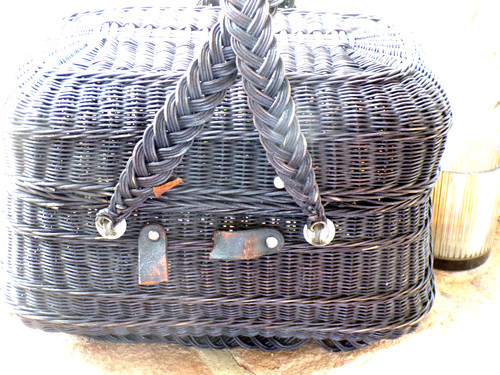 Ancien panier bressan osier