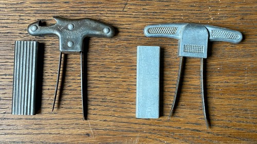 Ancien tire bouchon lames - ancien,