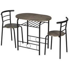 Ensemble Table Et Deux Chaises Compact Idéal Pour Petite Cuisine Salle À Manger