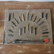 Lot Anciennes Plumes + Porte