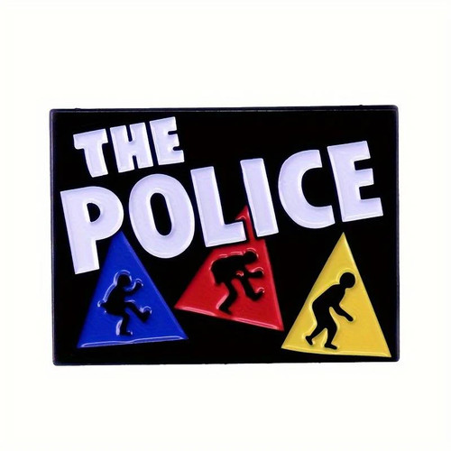Pin the police icône - pin's, rock