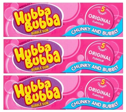 Wrigley hubba bubba goût - 3x,