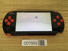 GD7959 Tested Working - No Battery PSP-3000 BLACK & RED SONY PSP Console Japan
