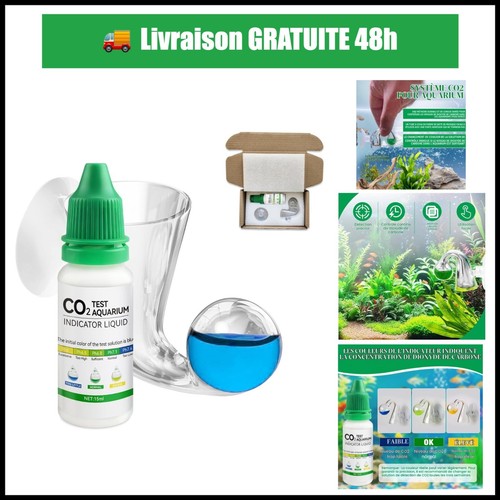 Test co2 aquarium - test, drop