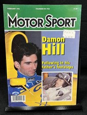 Motor Sport Magazine - February 1993: Damon Hill Following in His Father's Foots