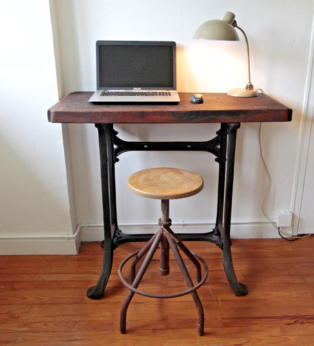 Bureau console industrielle - console,