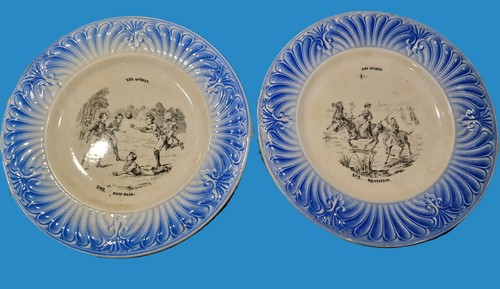 Lot assiettes creil et - lot,