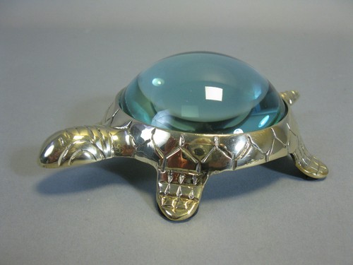 Loupe laiton tortue cm - laiton,