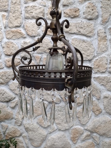 Lustre suspendu ancien - , à