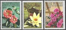 Timbres Flore Belgique
