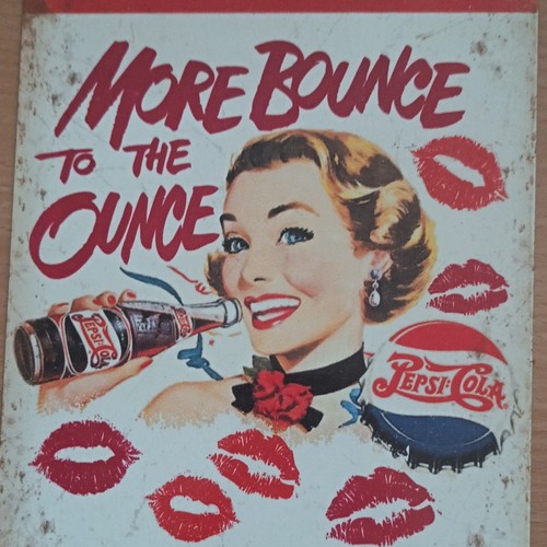 Pepsi cola plaque - pepsi-cola,