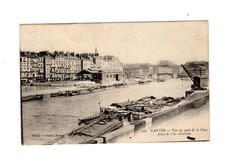 Postcard postcard 44: Nantes, view of the Quai de la Fosse taken from Ile Gloriette