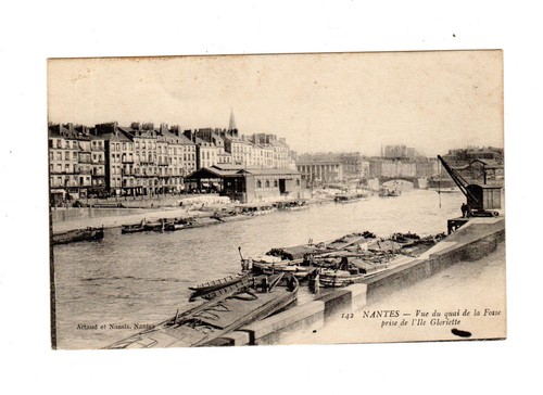Carte postale cpa nantes - cpa, 44