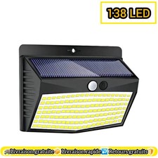 138 LED lampe solaire