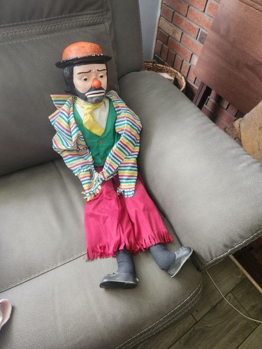 Vtg emmett kelly hobo clown - vtg,