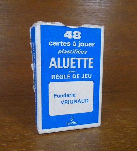 Aluette heron ancien jeu - aluette,