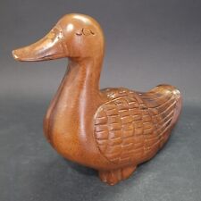 Important wooden duck, H: 24 cm