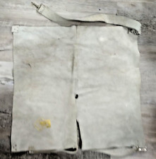 Haying Chaps -Horse Shoeing Chaps - Light Grey - Rough Leather