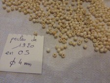 500 très ancienne perle en os