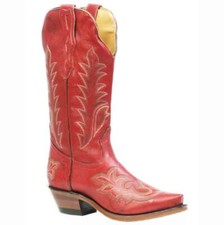 3636 Bottes country pointue Boulet rouge Femme