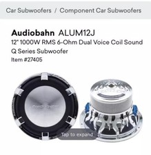 Audiobahn 12" Subwoofer