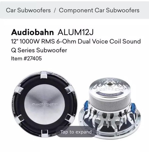 Audiobahn subwoofer - audiobahn,