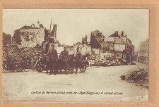 Cpa militaire - la rue du