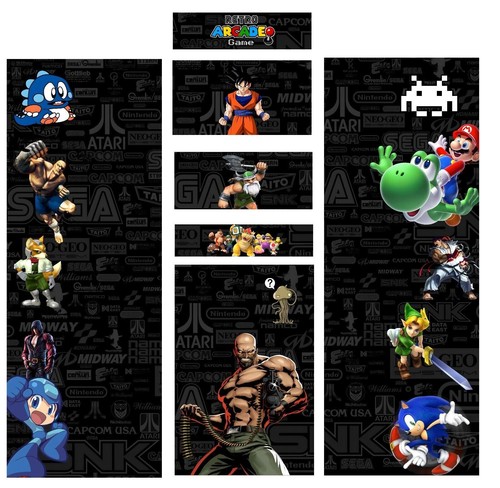 Stickers arcade sega mix - stickers,