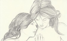 dessin de nu féminin (female