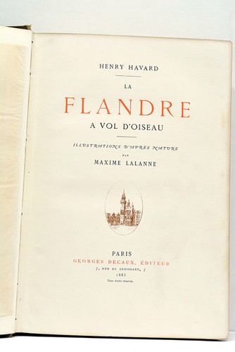 Livre ancien havard flandre - havard, la