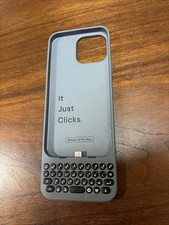 Clicks - Keyboard for Apple iPhone 15 Pro Max - London Fog - Good Condition