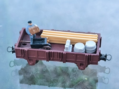 Jouef wagonnet détaillée - wagonnet,
