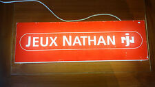 Rare Vintage Neon Sign "Nathan Games" In Working Condition 70s/80s