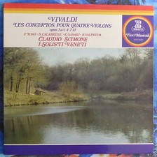 33T Gatefold "Vivaldi - Les Concertos Pour Quatre Violons"   (EX/EX/EX)