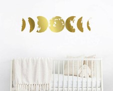 Moon Phases Wall Decal, Moon