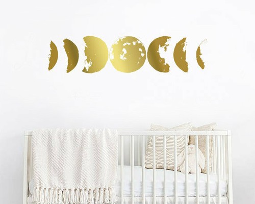 Moon phases wall - wall,