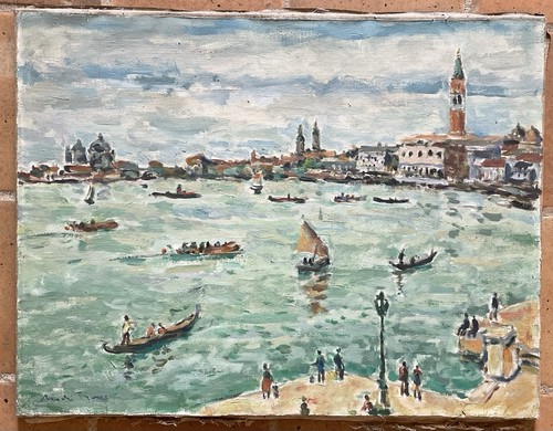 Tableau huile sur toile marine - tableau,