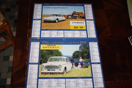 Calendrier collector vieilles - calendrier,