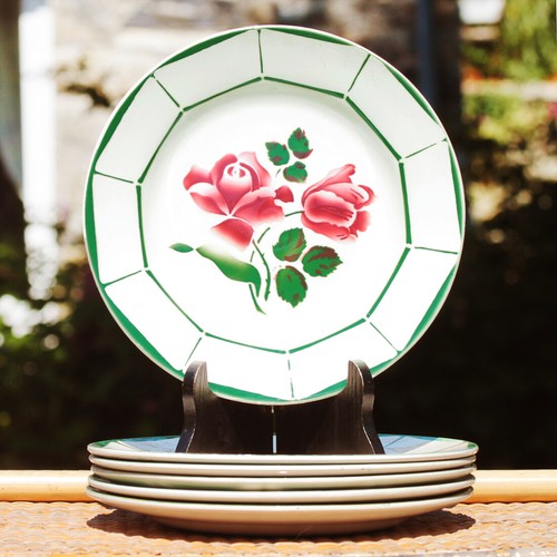 Ensemble assiettes semi - de, 6