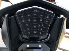 Feu Arrière LED Noir Yamaha XJ 6 Diversion F Feu Arrière Fumé