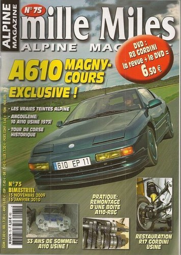 Mille miles alpine a610 - 75,