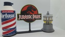 Jurassic Park Barbasol can cryo prop replica w/ real vials!