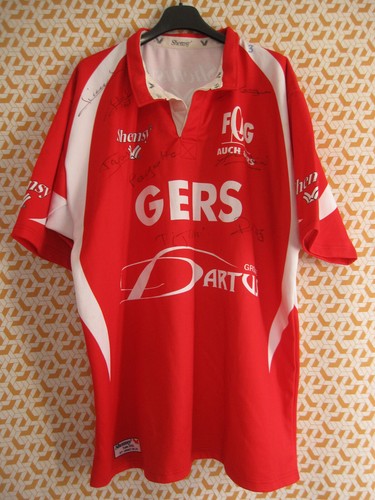 Maillot rugby auch gers - auch, porté