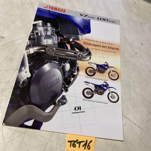 Yamaha yz426f wr426f 2001 moto - yamaha,