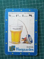 vq282 Hoegaarden Denmark Bock Beer Advertising Postcard Format