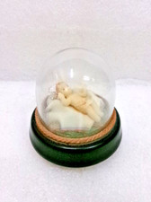 Little Jesus Wax Under Glass 