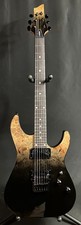 Schecter C-1 Standard Electric Guitar Black Fade Burst Burl Finish