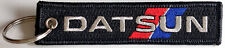Datsun Embroidered Key Chain, Datsun, Japanese Automobile, Key Fob, 4.5"