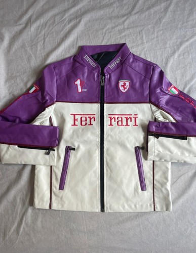 Ferrari motorcycle leather - ferrari,