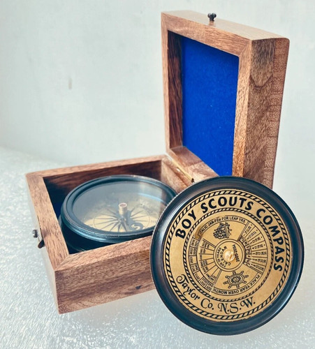 Boussole scout gravée - , serment